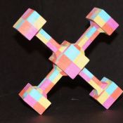 Color 3D Printed Squares