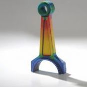 Full Color 3D Printed Connecting Rod